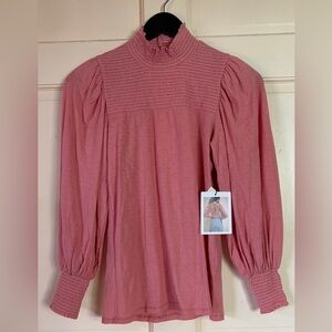 NWT Nation LTD Zahara Femme mock neck tee